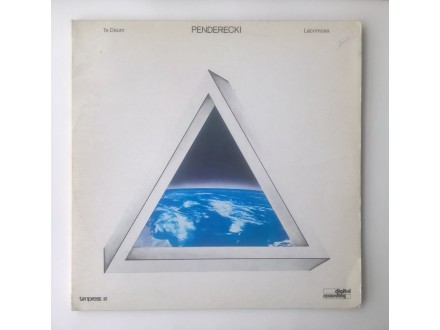 Krzysztof Penderecki – Te Deum / Lacrimosa (LP, Poland)