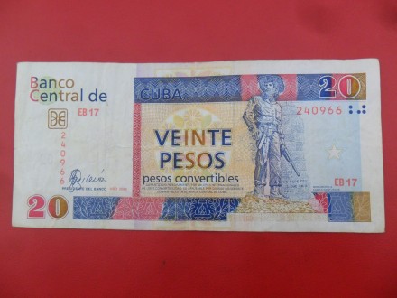 Kuba-Cuba 20 Pesos 2006, v1, P7590, eR