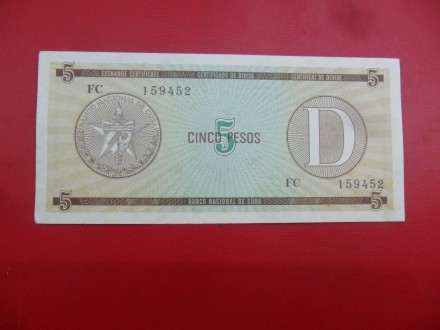 Kuba-Cuba 5 Pesos 1985, P6788
