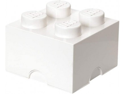 Kutija za odlaganje LEGO® Kocka 4  25x25x18cm bela 4003