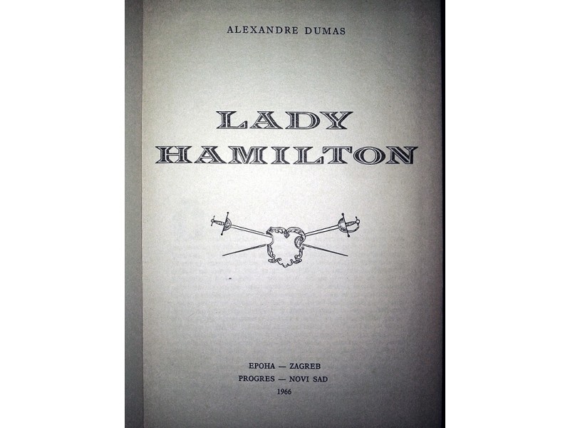 LADY HAMILTON - Aleksandre Dumas