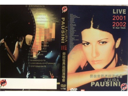 LAURA PAUSINI - LIVE 2001 2002 WORLD TOUR - DVD