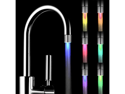 LED Light Water Faucet Tap Heads RGB Glow LED Shower