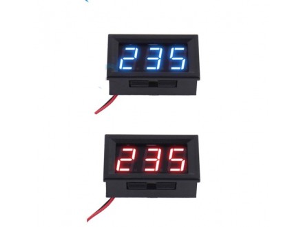 LED Voltmetar AC 70 - 500V Crveni plavi