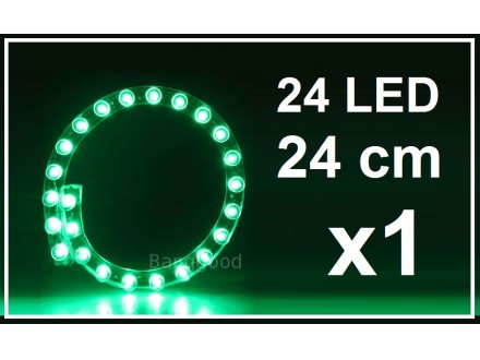 LED traka - 24cm - vodootporna - 24 LED - 1 komad
