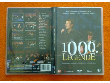 LEGENDE - 1000. Koncert Grupe Legende (DVD)