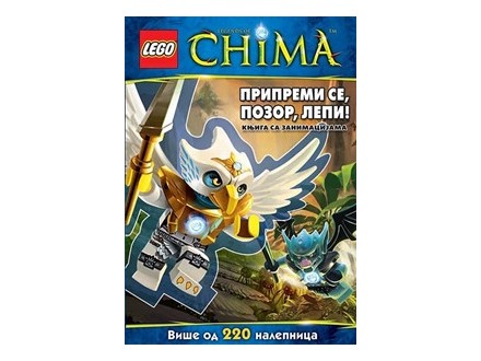 LEGO® CHIMA - Pripremi, se pozor, lepi! 220 nalepnica - LEGO® knjige