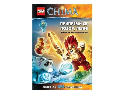 LEGO® CHIMA - Pripremi, se pozor, lepi! 290 nalepnica - LEGO® knjige