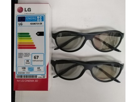 LG 3D naocare AG-F310 2 komada