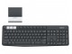LOGITECH K375s Bluetooth Multi-Device Wireless US crna tastatura + Stand slika 1