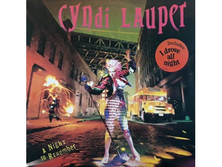 LP: CYNDI LAUPER - A NIGHT TO REMEMBER