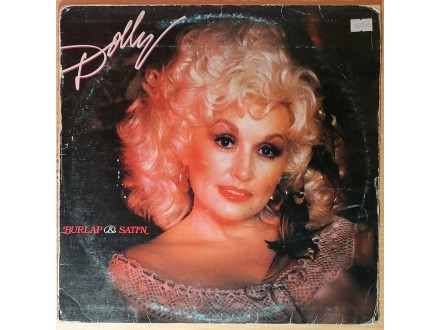 LP DOLLY PARTON - Burlap and Satin (1984) VG+