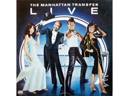 LP: MANHATTAN TRANSFER - LIVE (UK PRESS)