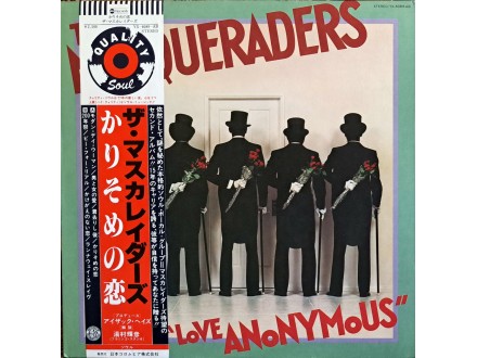 LP: MASQUERADERS - LOVE ANONYMOUS (PROMO JAPAN PRESS)