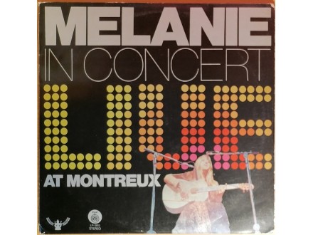 LP MELANIE - Live In Concert At Montreaux (1974) NM