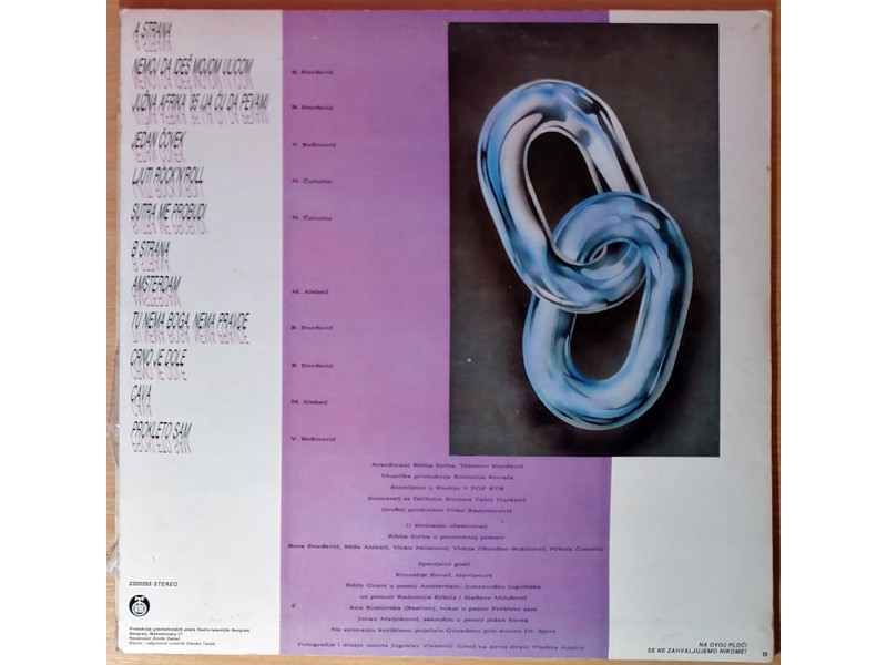 LP RIBLJA ČORBA - Osmi nervni slom (1986) NM