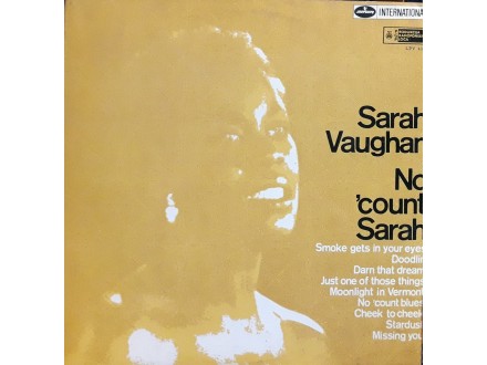 LP: SARAH VAUGHAN - NO COUNT SARAH