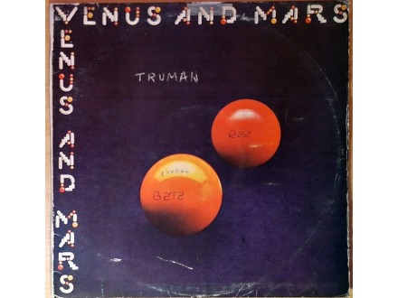 LP WINGS - Venus And Mars (1975) VG/VG+, veoma dobra