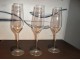 LUX  čaše za šampanjac Ručno Brušeni KRISTAL slikan slika 1