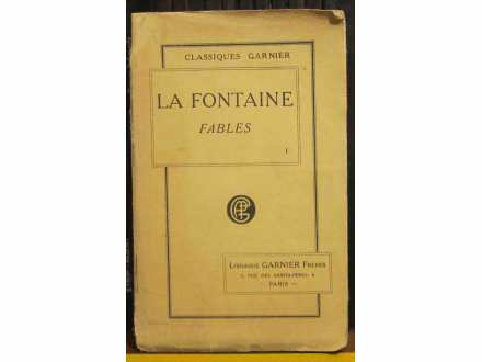 La Fontaine - Fables - 1923 godina