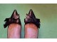Lakovane crne cipele/srebrne baletanke kozne slika 5