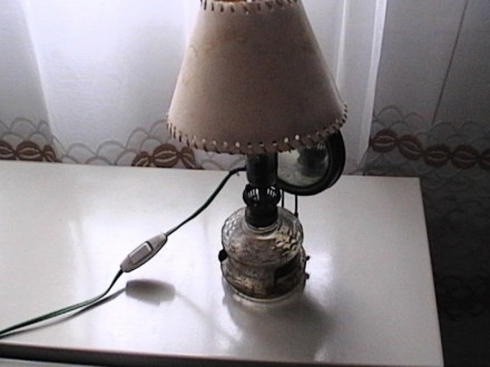 Lampa na gas - prepravljena za rad na struju