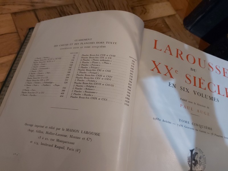 Larousse du XXe Siecle French, 1 - 6, 1928.g