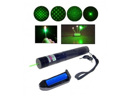 Laser Zeleni Green Laser Disco Pointer 3 U 1 Model 303