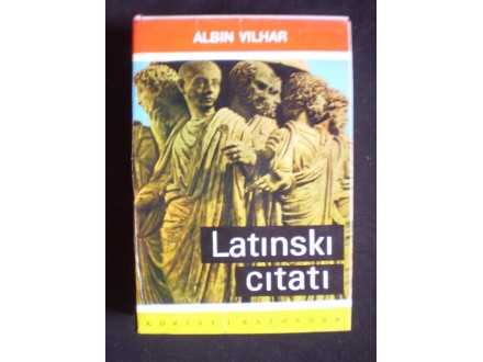 Latinski citati Albin Vilhar