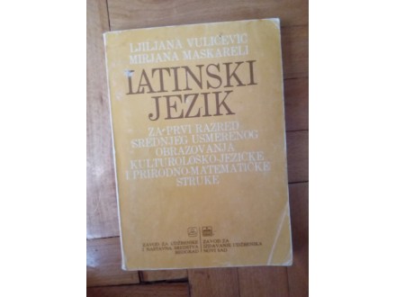 Latinski jezik za I r. sred. sk. - Zavod