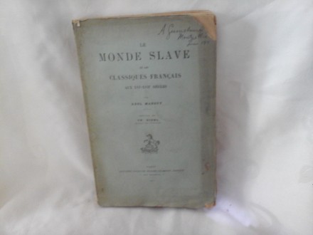 Le monde Slave et les classiques francais aux XVI XVII