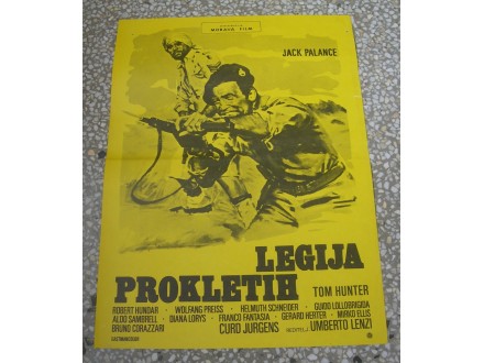 Legija prokletih (Jack Palance) - filmski plakat