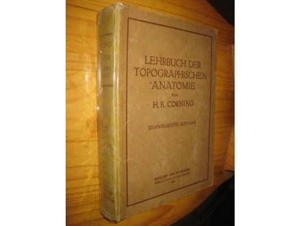 Lehrbuch der topographischen Anatomie (1920.)