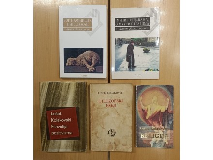 Lešek Kolakovski – 5 knjiga