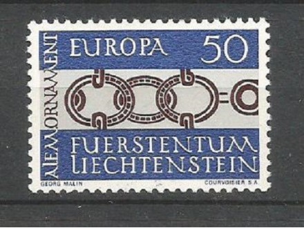 Lihtenstajn 1965. EVROPA CEPT cista serija