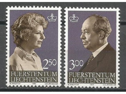 Lihtenštajn,Prinčevski par naslednika 1983.,čisto