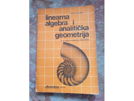 Linearna algebra i analitička geometrija, 4 razred