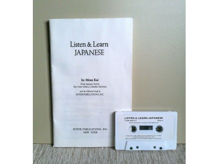 Listen & learn Japanese + Kaseta - Miwa Kai
