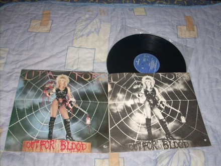 Lita Ford ‎– Out For Blood LP RTB 1991. Ex-/nm
