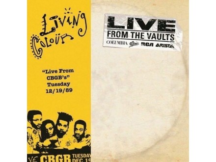 Living Colour - Live at CBGB`s 19/12/89 2LP