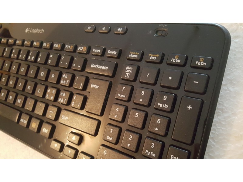 Logitech K360 Unifying COMPACT glossy black Tastatura s