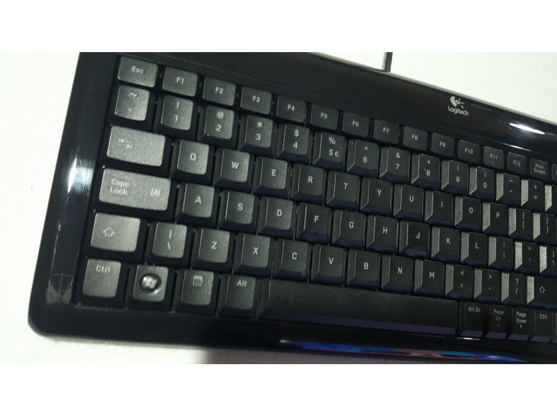 Logitech Ultra Flat US ENG Tastatura USB