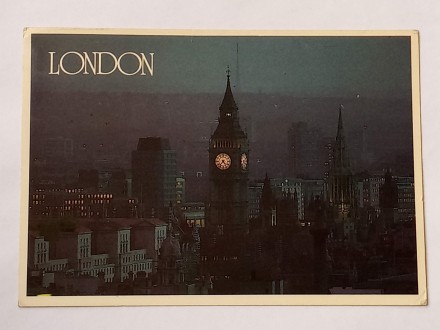 London - Big Ben Noću - Engleska - Putovala -