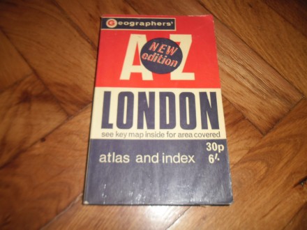London see key map insaide area covered , atlas and ind