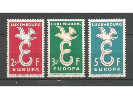 Luksemburg 1958. EVROPA CEPT cista serija