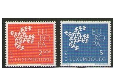 Luksemburg 1961 Evropa CEPT, čisto (**)
