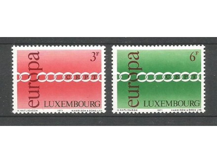 Luksemburg 1971. EVROPA CEPT cista serija