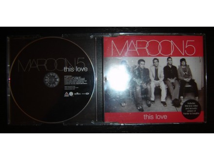 MAROON 5 - This Love (CD maxi enhanced) Made in EU