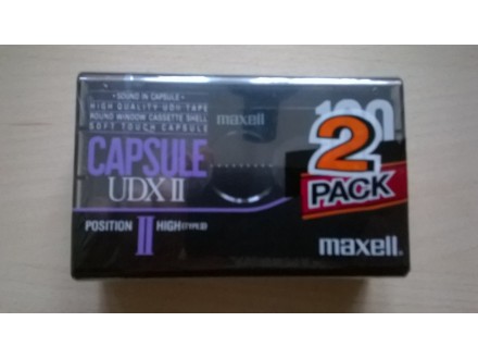MAXELL100 capsule UDX II duo pack- novo,neotpakovano