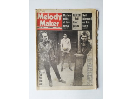 MELODY MAKER, muzicki casopis USA 1977ma godina